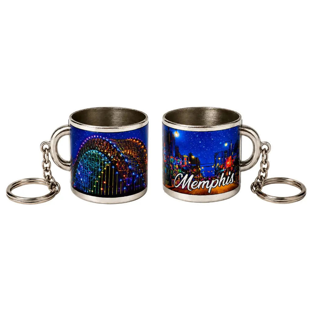 Memphis Keychain - Foil Cup