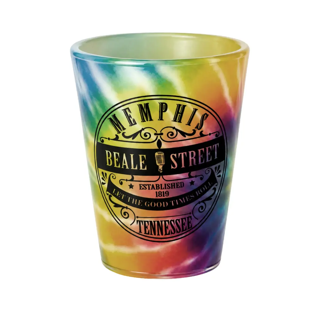 [M6638] Memphis Shot Glass - Tie Dye