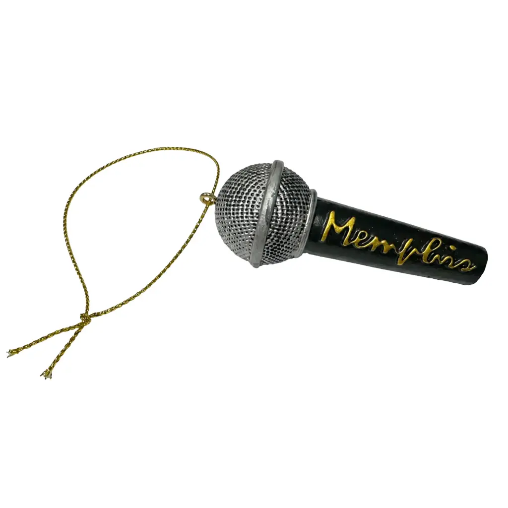 [M6676] Memphis Ornament - Microphone Resin