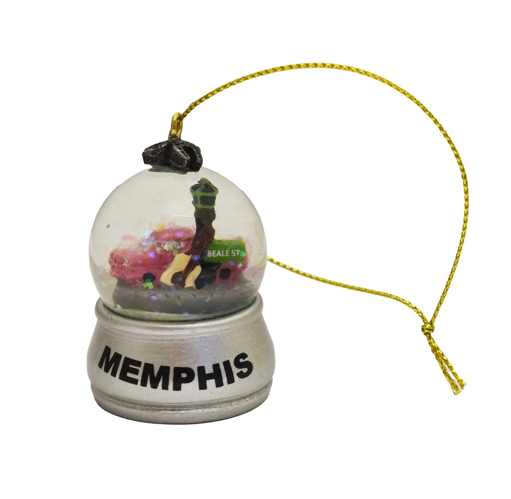 [M6718] Memphis Ornament - Mini Snowglobe