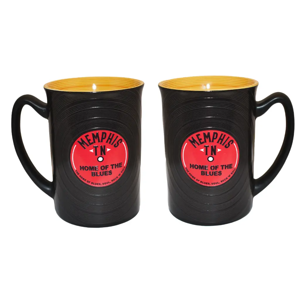Memphis Mug - Record Embossed