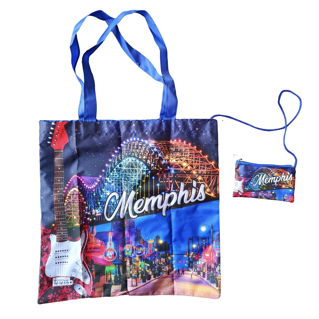 Memphis Bag with Pouch - Bridge Lights - 12 pc Set