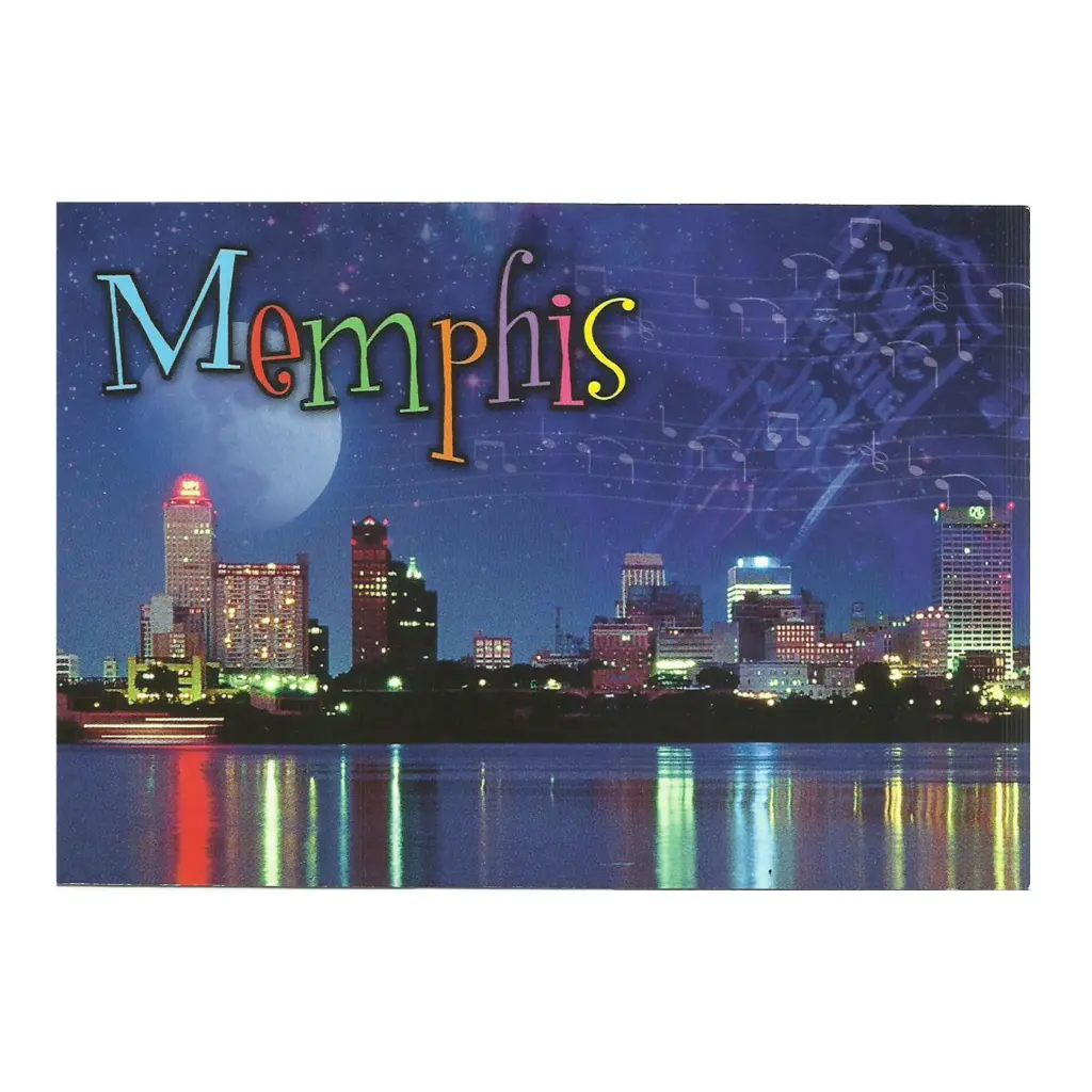 [MSP2082A] Memphis Postcards - Skyline - Pack of 50