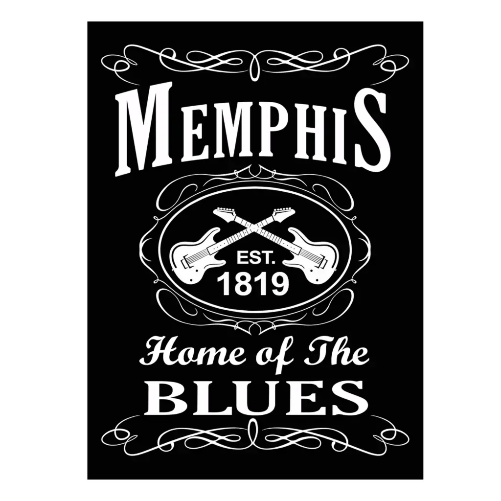 Memphis Postcards - Home of Blues - Pack of 50