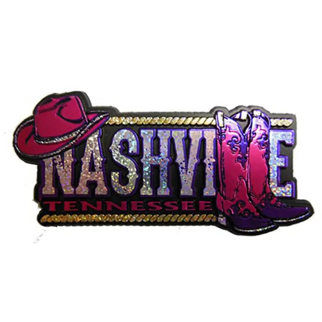 Nashville Magnet - Metallic Hat & Boot