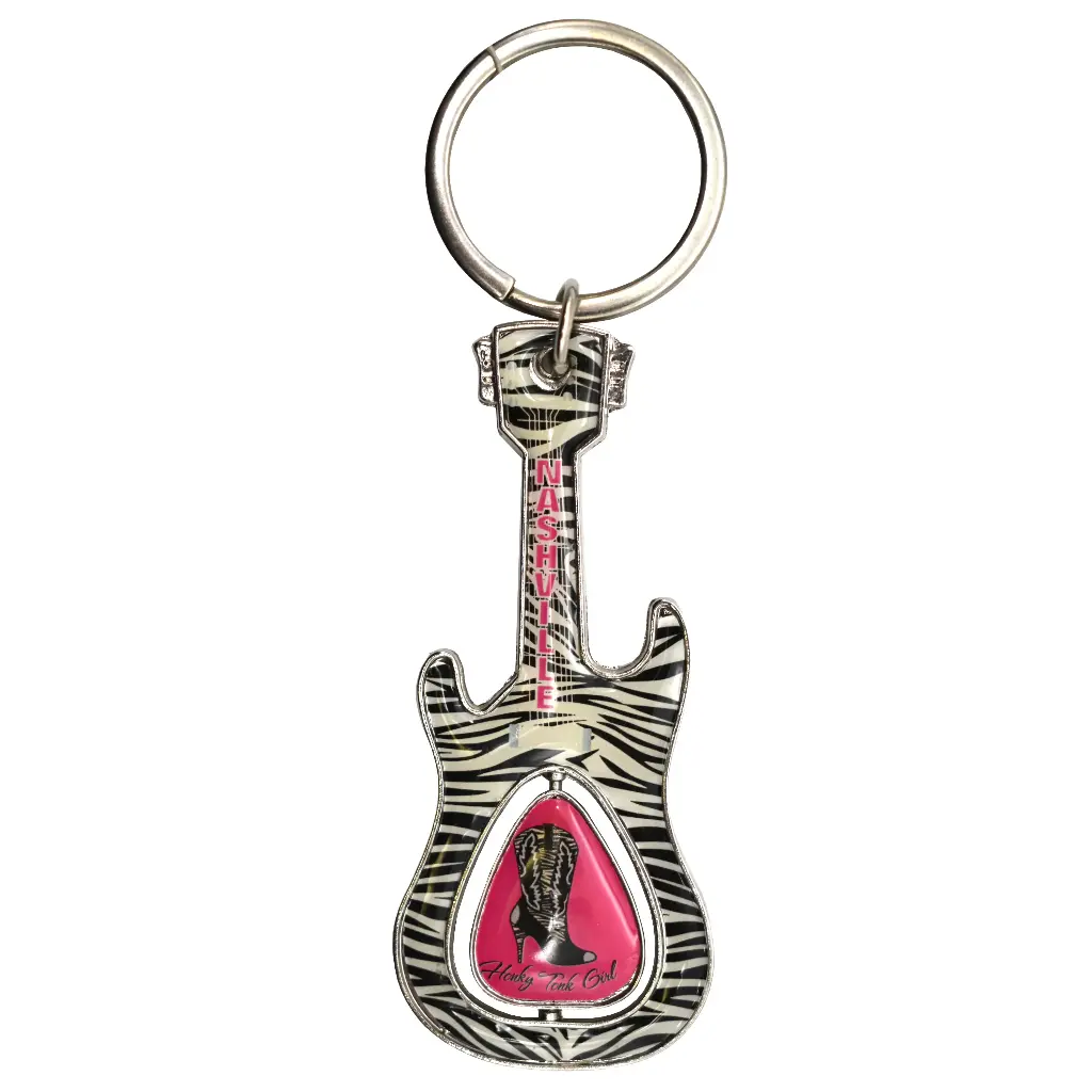Nashville Keychain - Honky Tonk Spinner