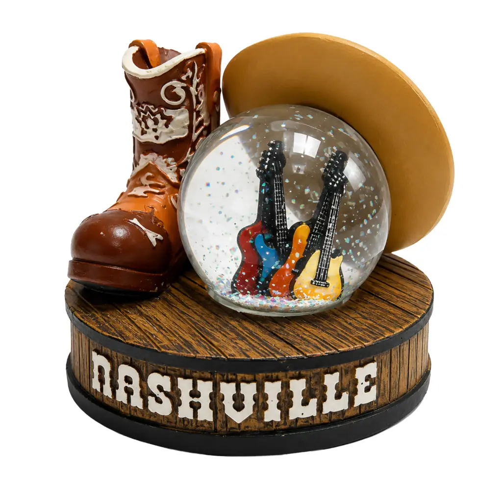 [N4974] Nashville Snowglobe - Hat & Boot