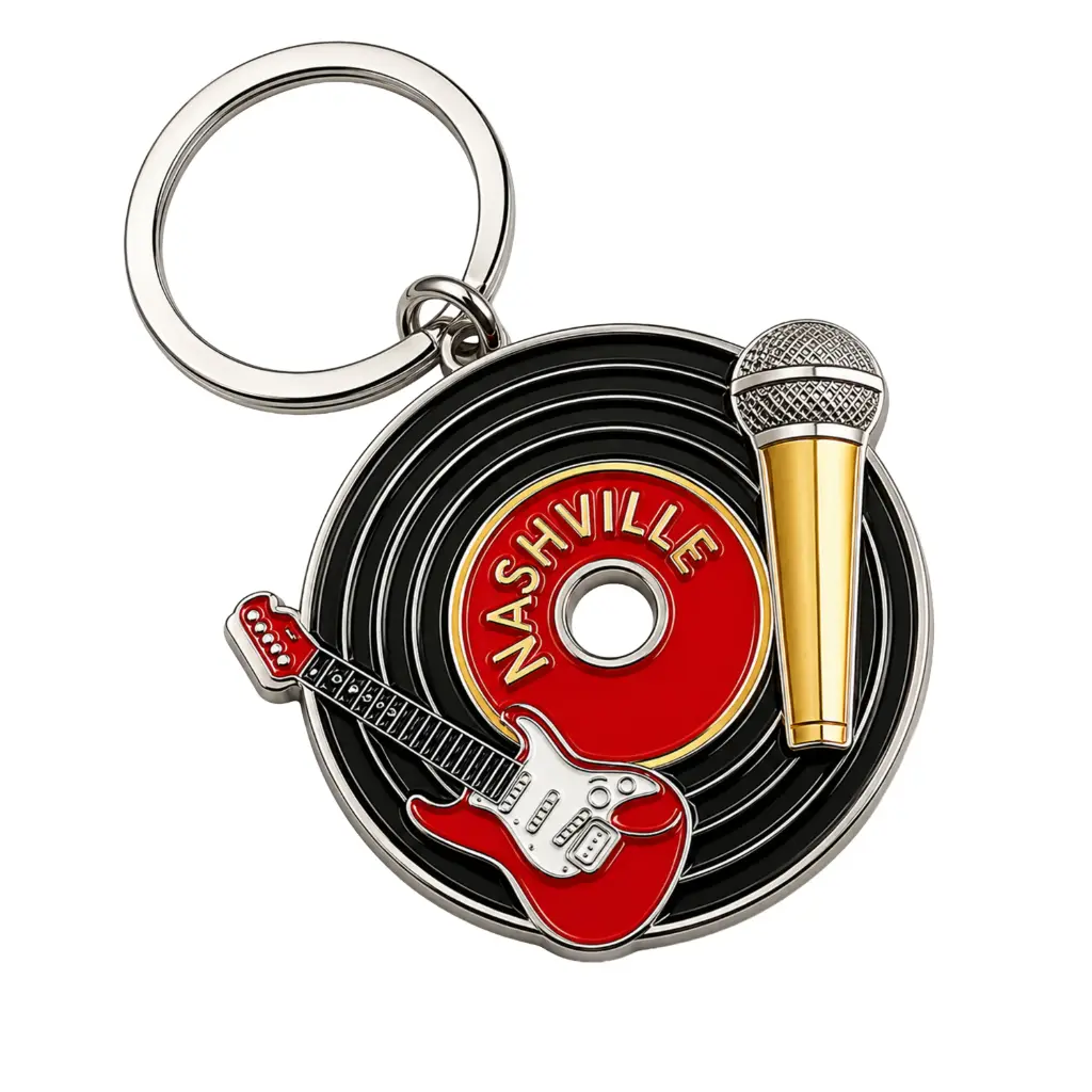 [N5010] Nashville Keychain - Record with Microphone