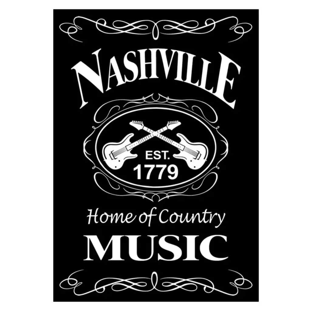 [N5136] Nashville Postcards - Blk & Wht - Pack of 50