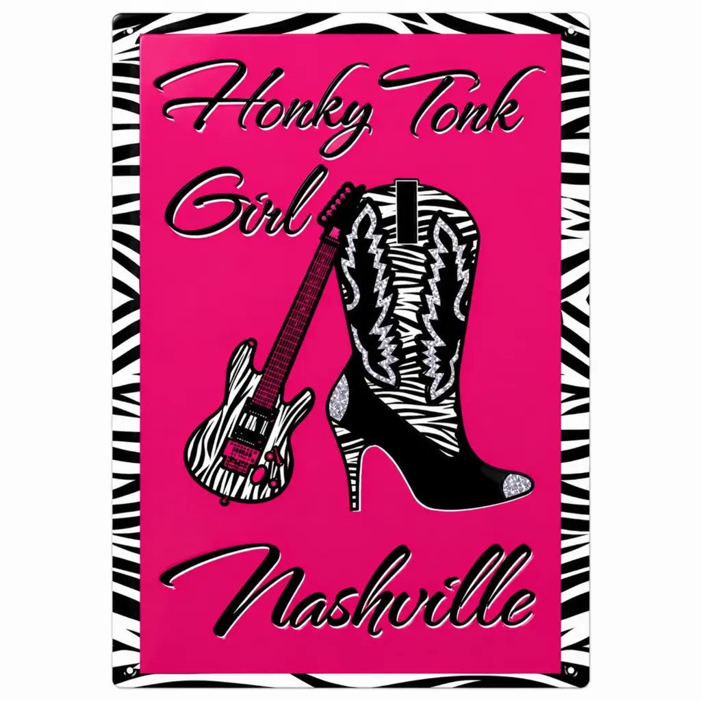 [N5199] Nashville Sign - Honky Tonk