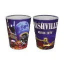 Nashville Shot Glass - Night Skyline