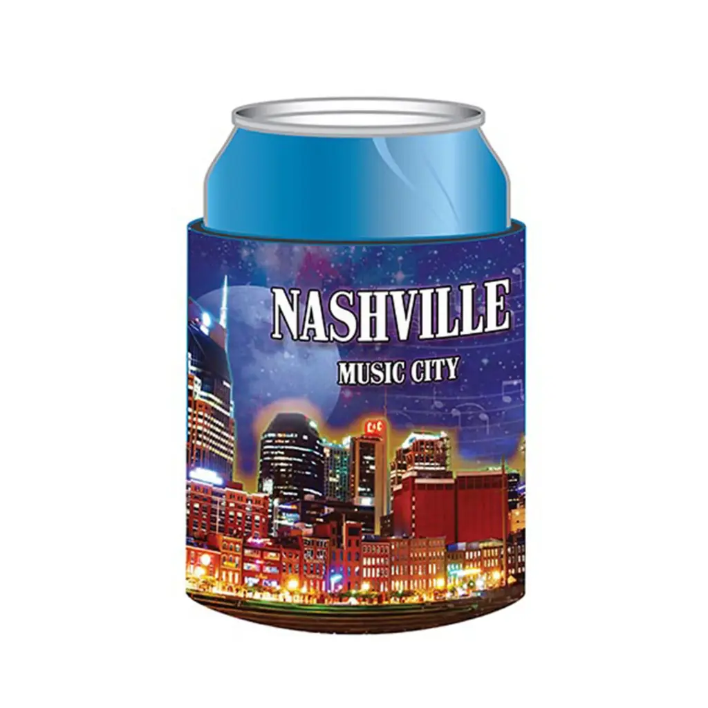 Nashville Huggie/Koozie - Night Skyline