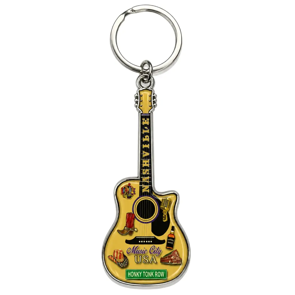 [N5503] Nashville Keychain - Guitar Patches