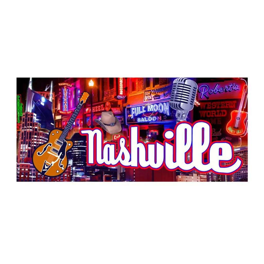 Nashville Magnet - 3D Laser City