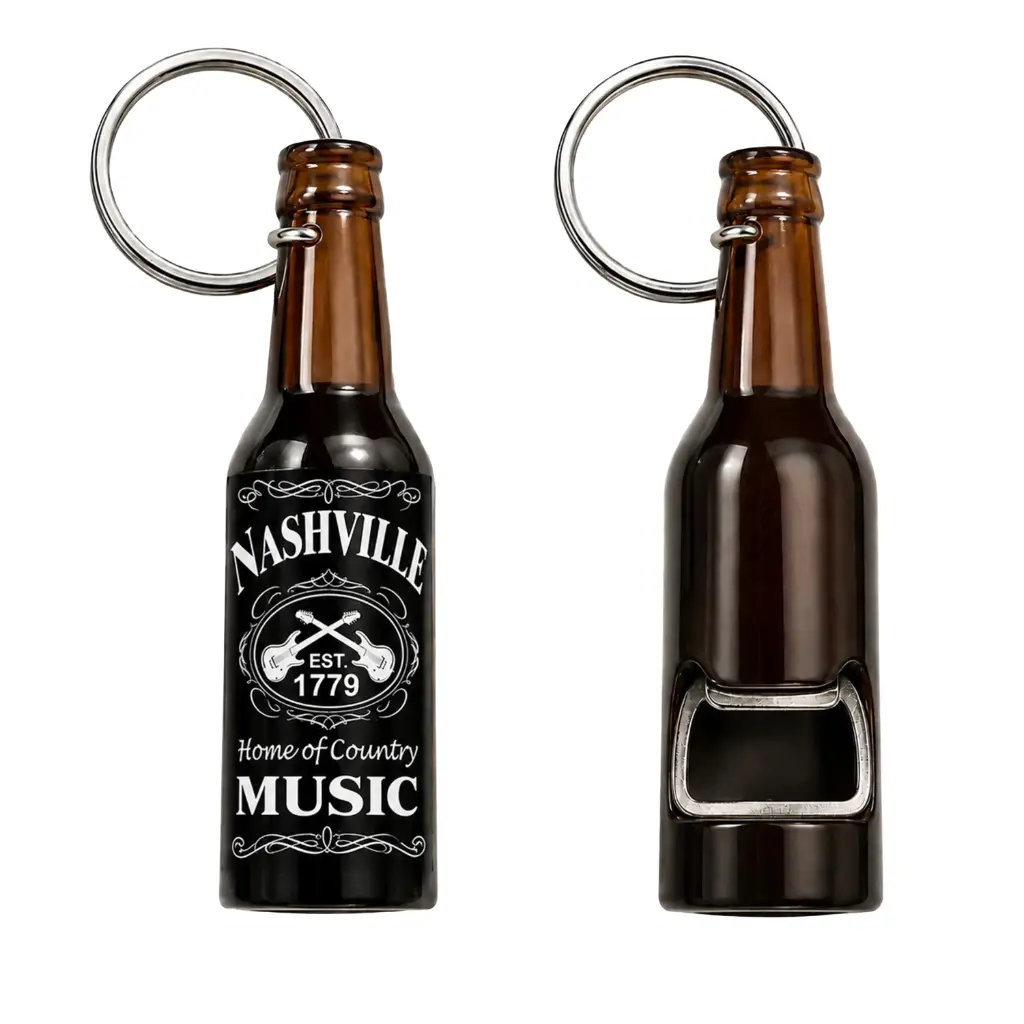 [N5708] Nashville Keychain Bottle Opener - Beer
