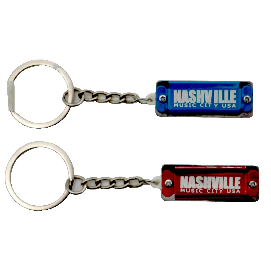 Nashville Keychain - Harmonica