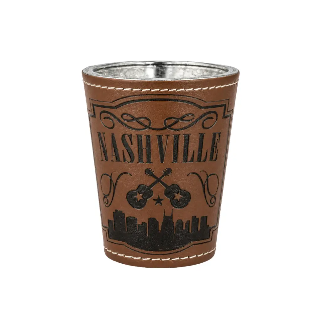 [N5895] Nashville Shot Glass - Leather