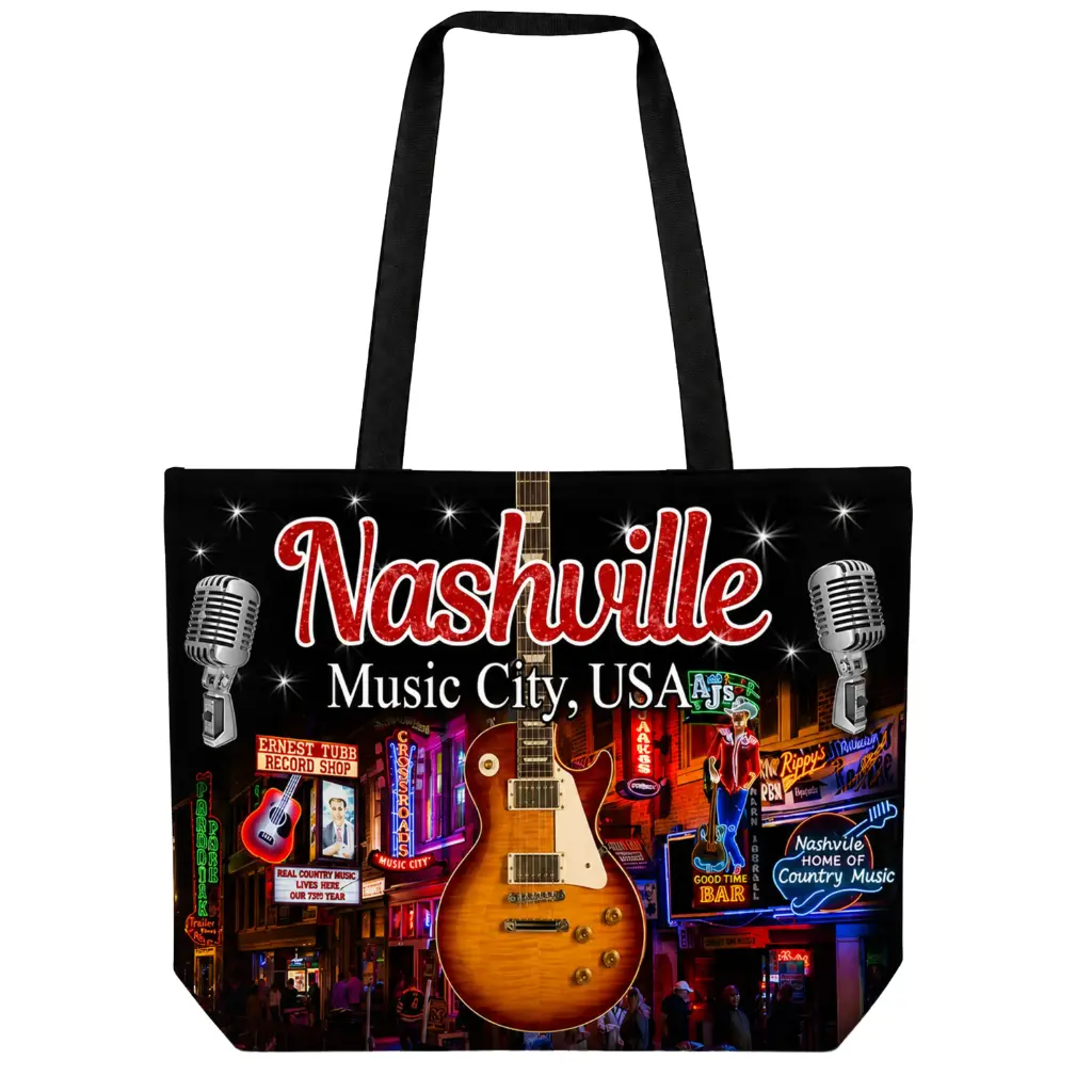 [N5955] Nashville Tote Bag - Music City