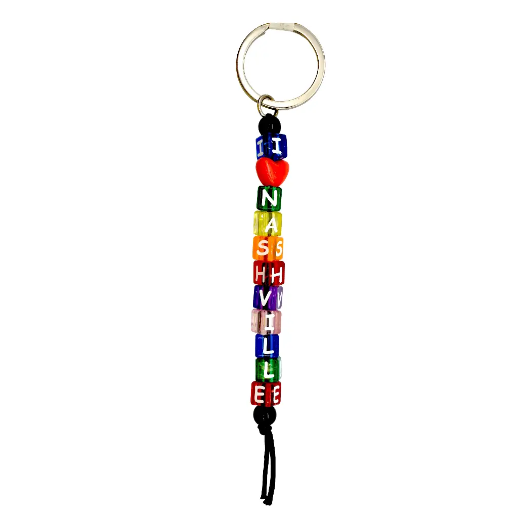 [N6014] Nashville Keychain - Block Dice