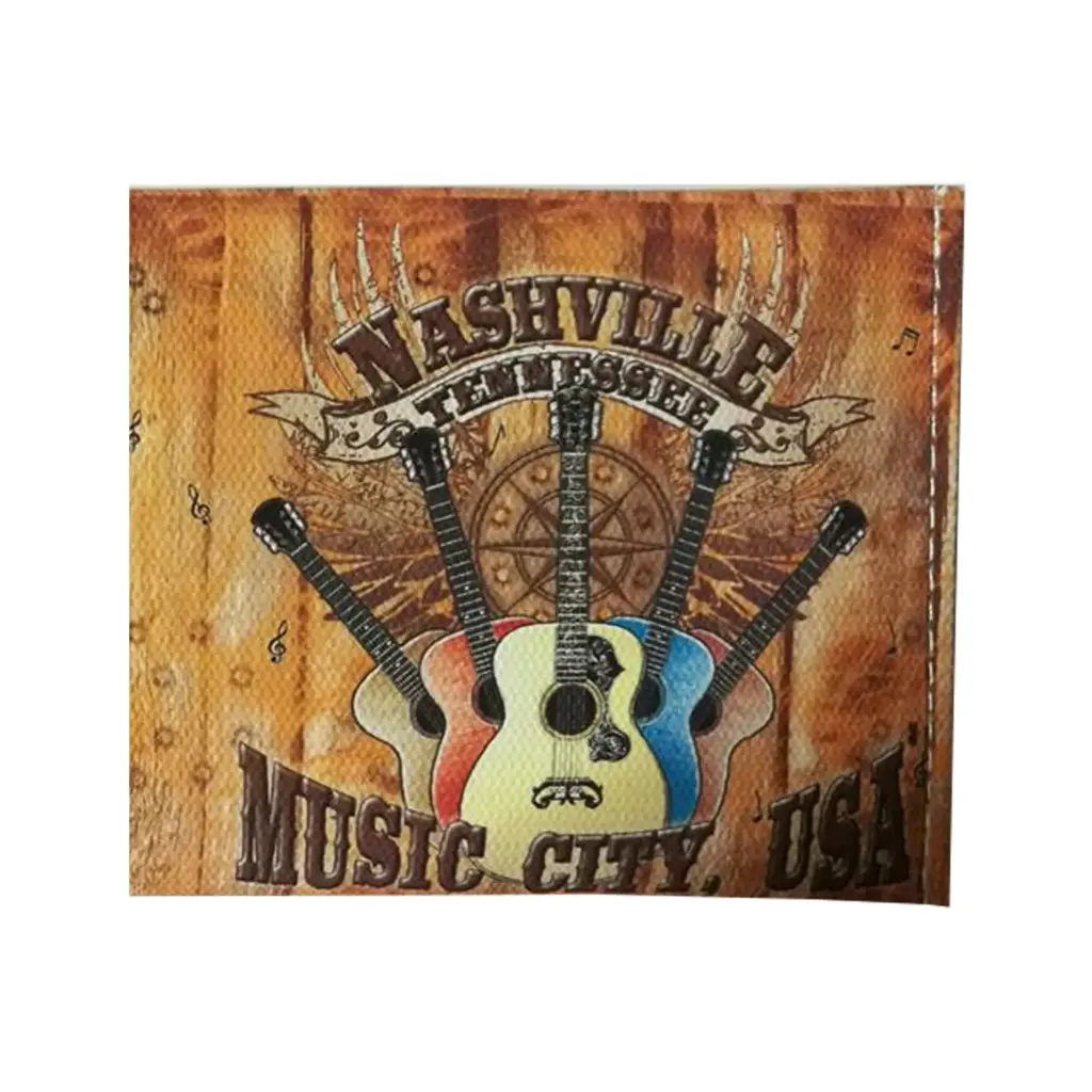 [N6057] Nashville Wallet - Wood Panel Fold