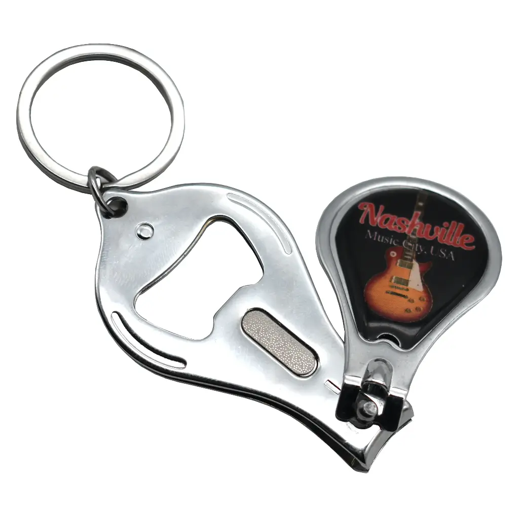 Nashville Keychain - Nail Clipper and Opener