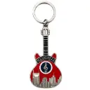 Nashville Keychain - Guitar Skyline