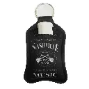 Nashville Keychain w/Multiuse Pouch - Blk & Wht