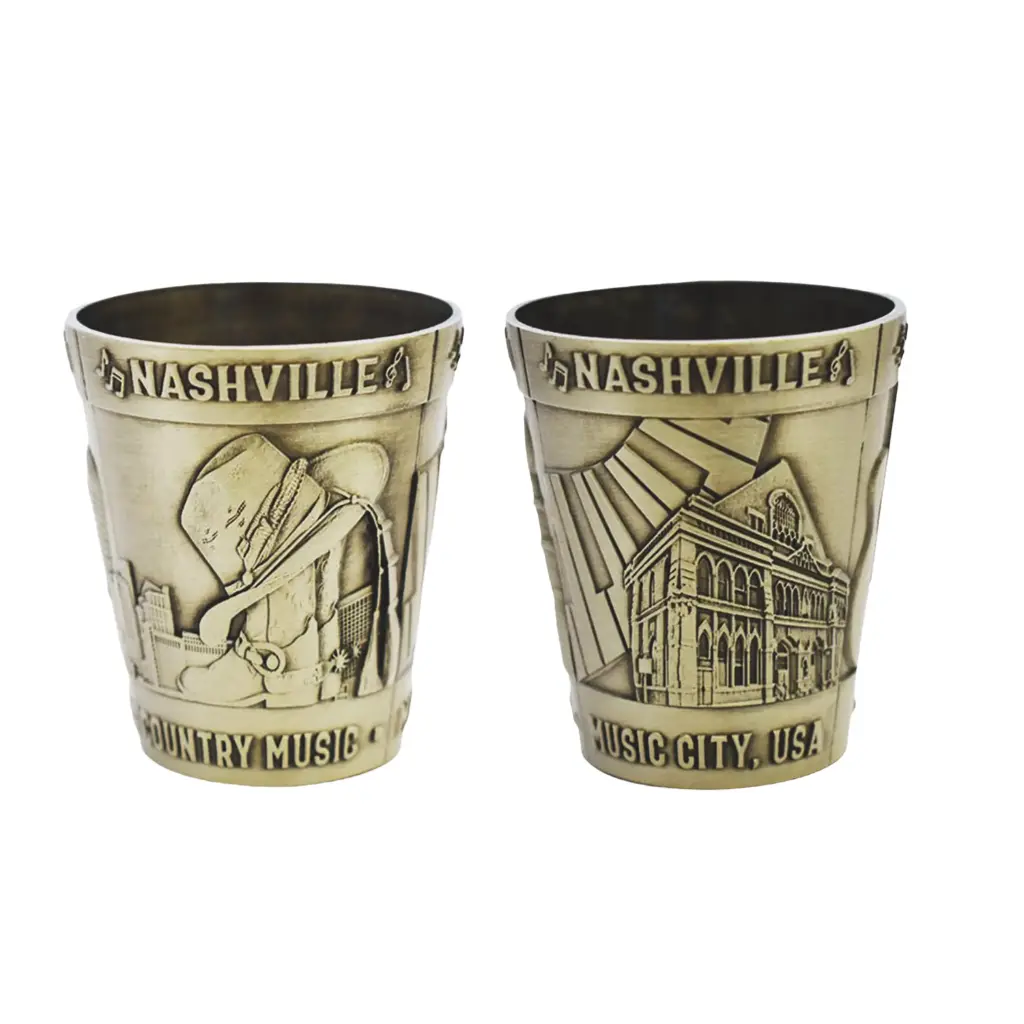 [N6577] Nashville Shot Glass - Pewter