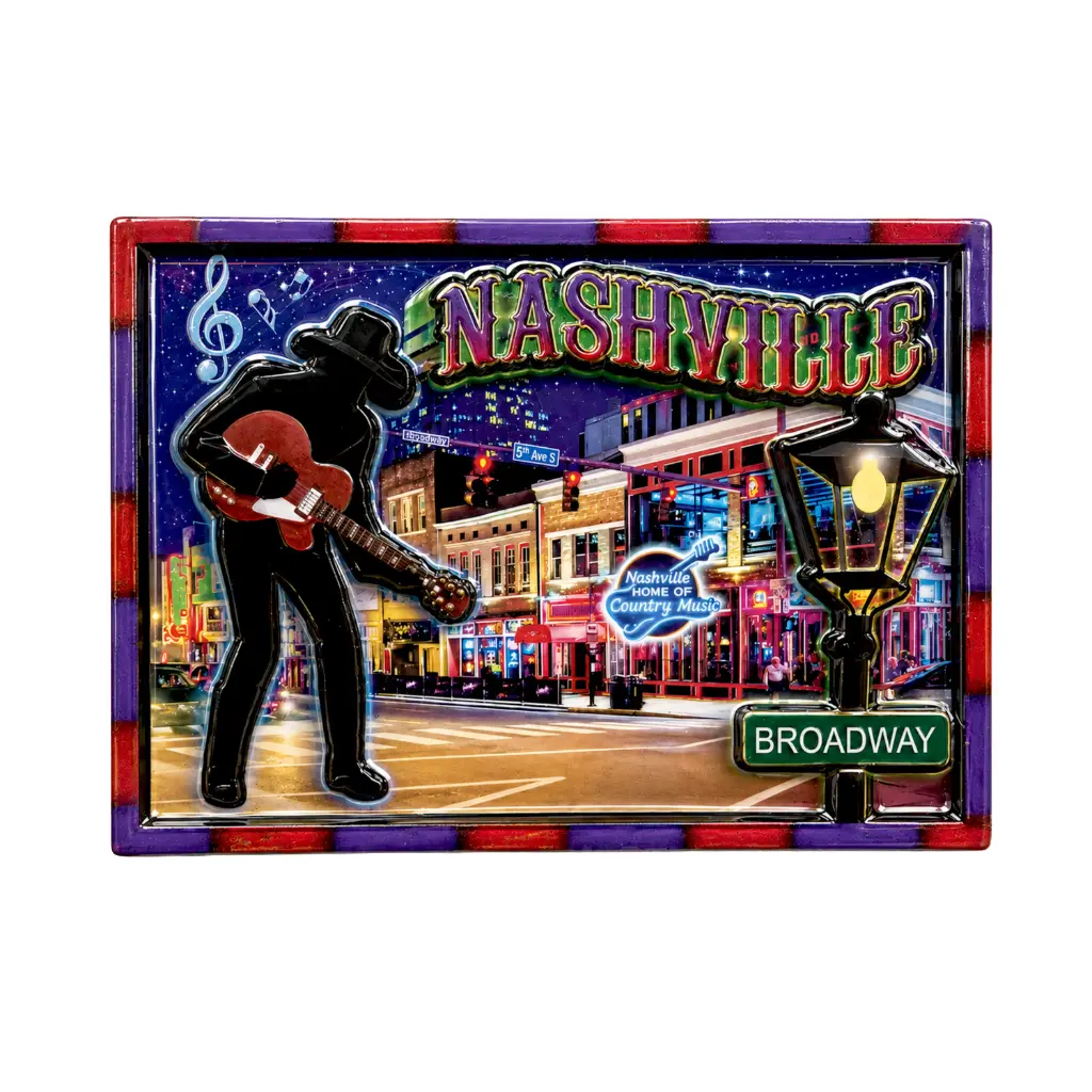 [N6743] Nashville Magnet - Cowboy Laser 3D