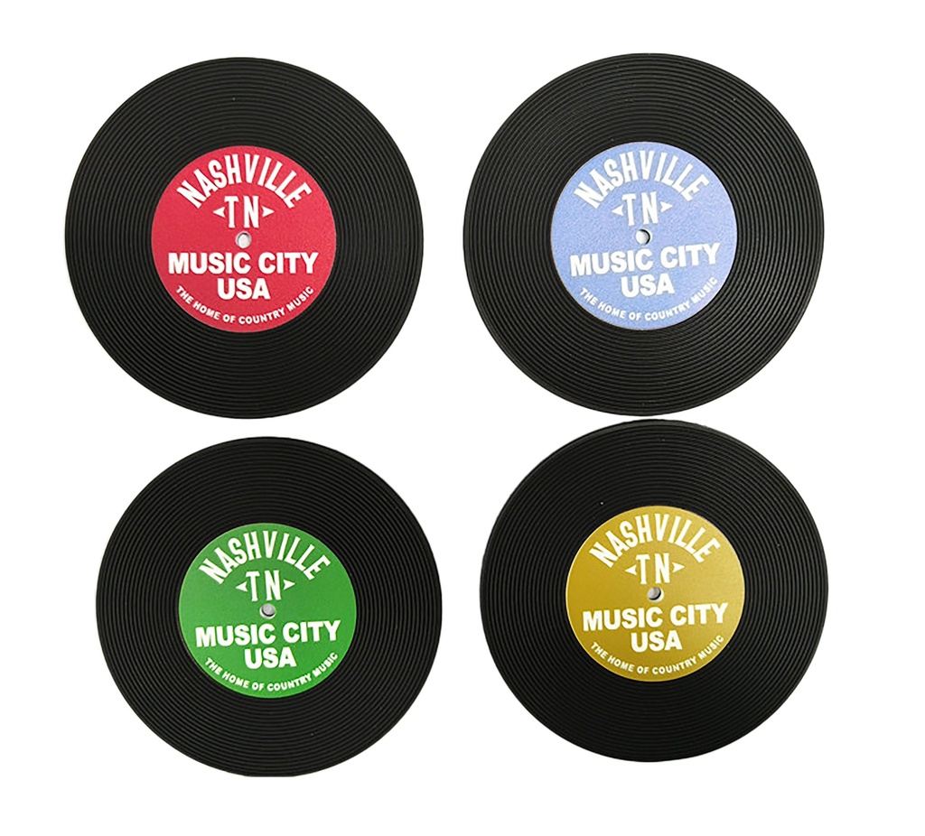 [N6816] Nashville Coasters- Record 4 Pc Set