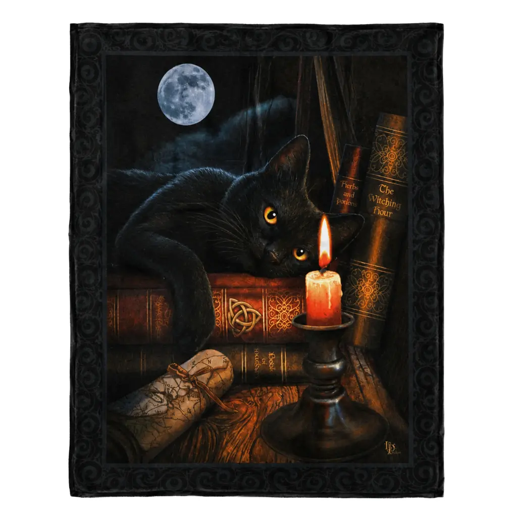 [P5707] Lisa Parker Art Throw Blanket - The Witching Hour