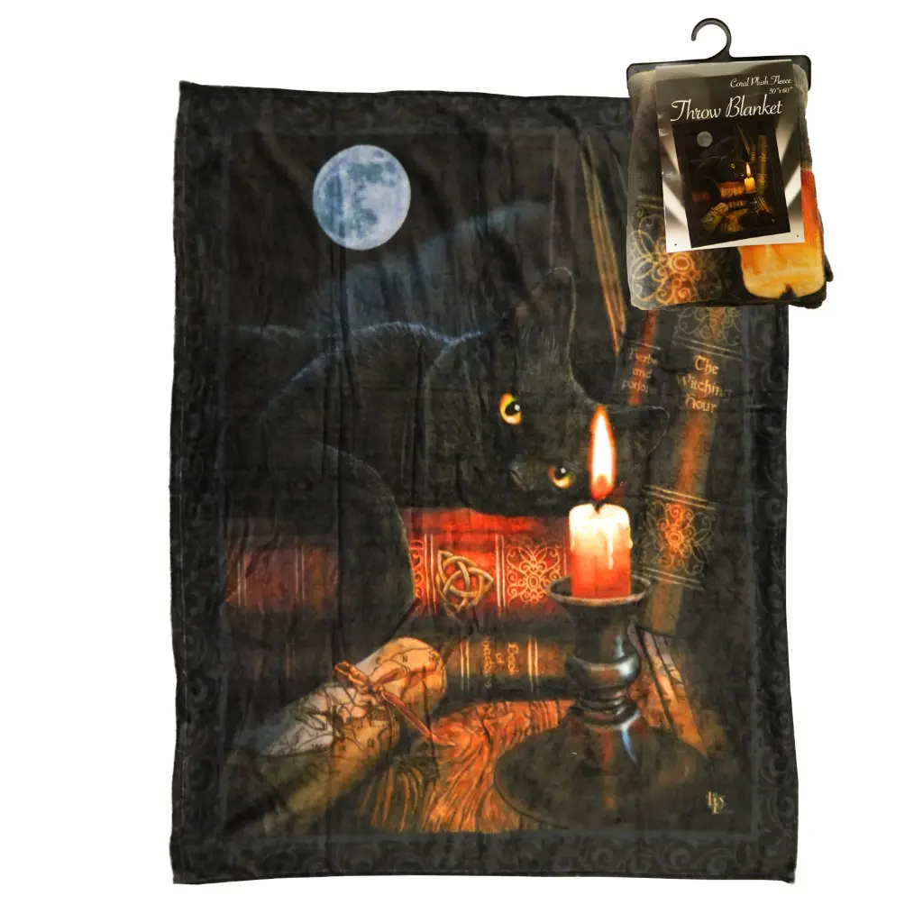 Lisa Parker Art Throw Blanket - The Witching Hour