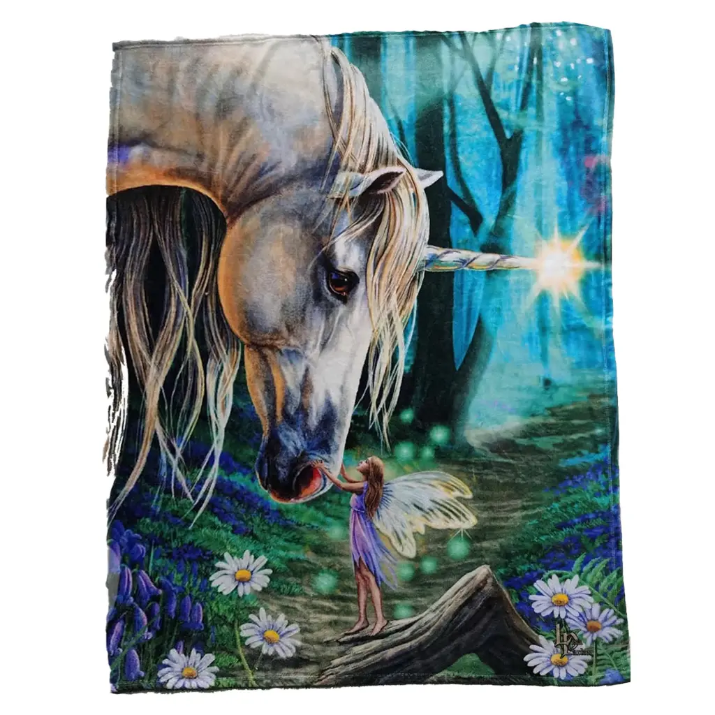 Lisa Parker Art Throw Blanket - Fairy Whispers