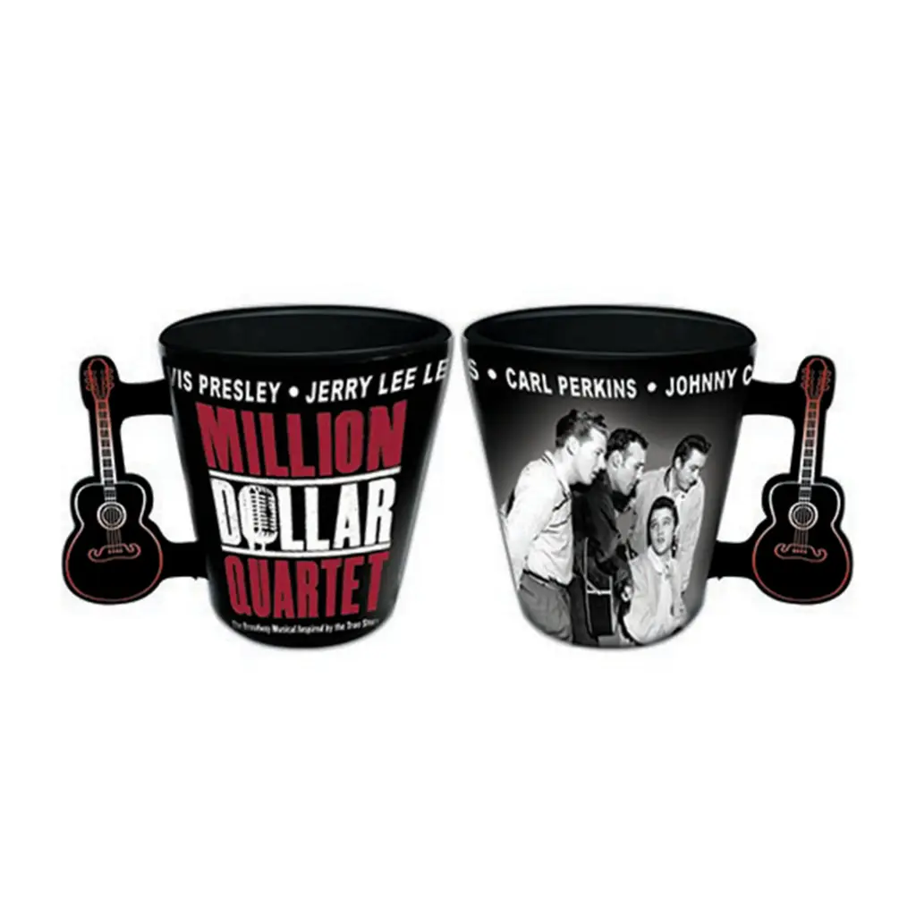 [Q5104] Million Dollar Quartet Shot Glass - Guitar Handle