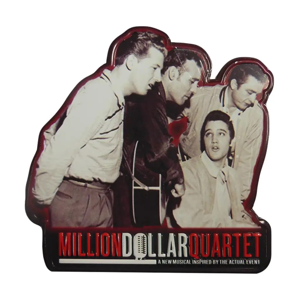 Million Dollar Quartet Magnet - Metal Embossed