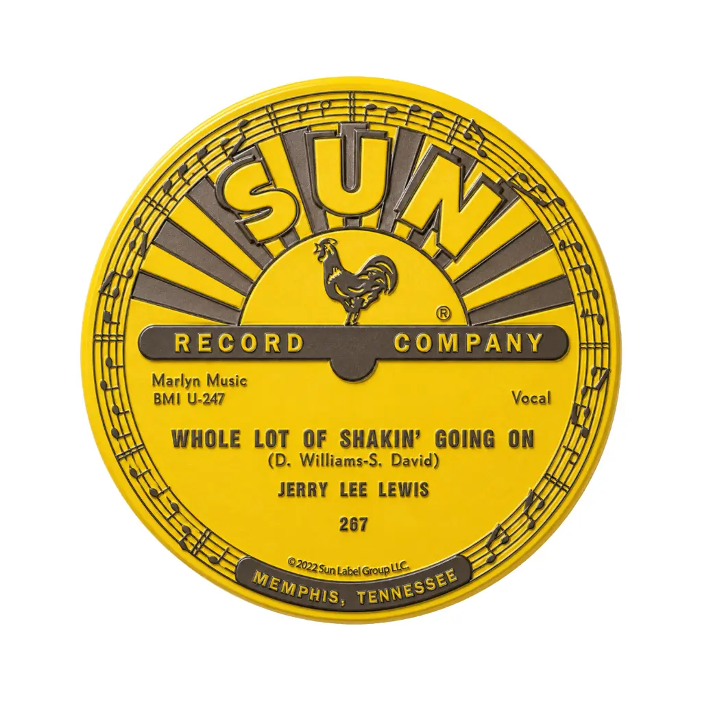 [SR6447] Sun Record Magnet - Jerry Lee Lewis Whole Lot Of Shakin'