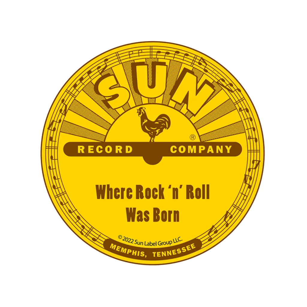 Sun Record Sticker - Where Rock 'N' Roll Was Born