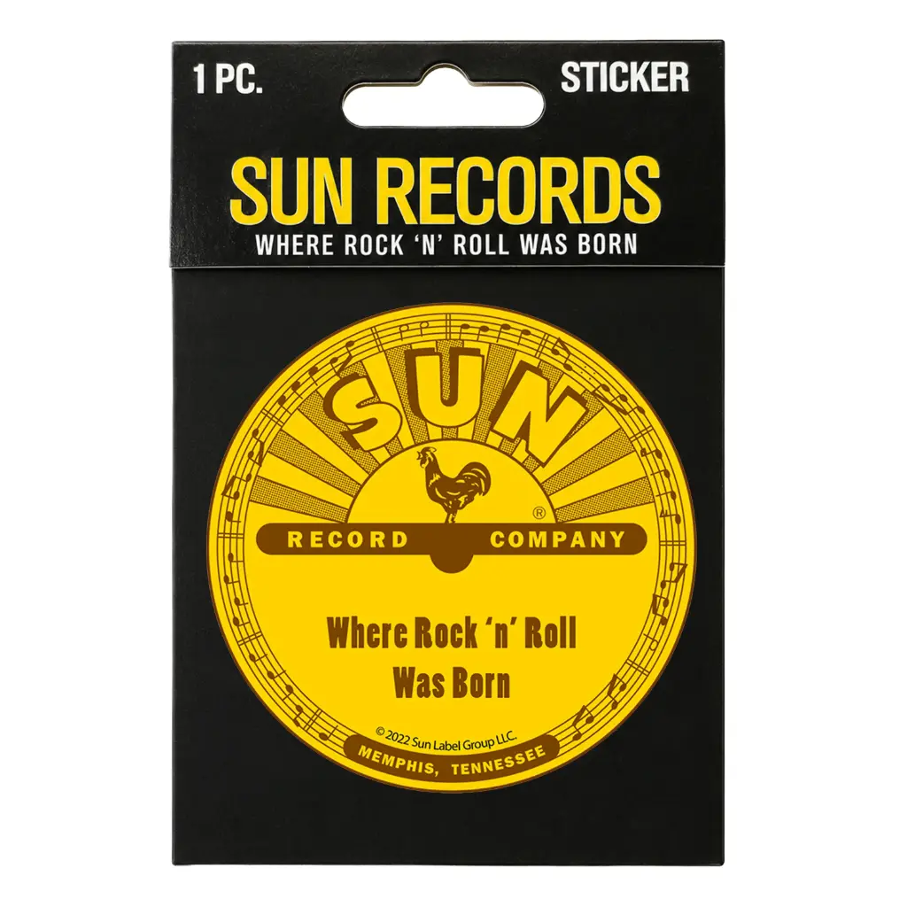 [SR6453] Sun Record Sticker - Where Rock 'N' Roll Was Born