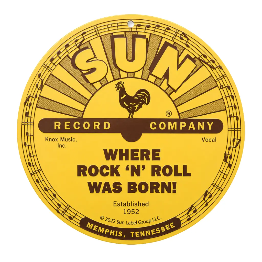 [SR6464] Sun Record Tin Sign - Where Rock 'N' Roll Was Born