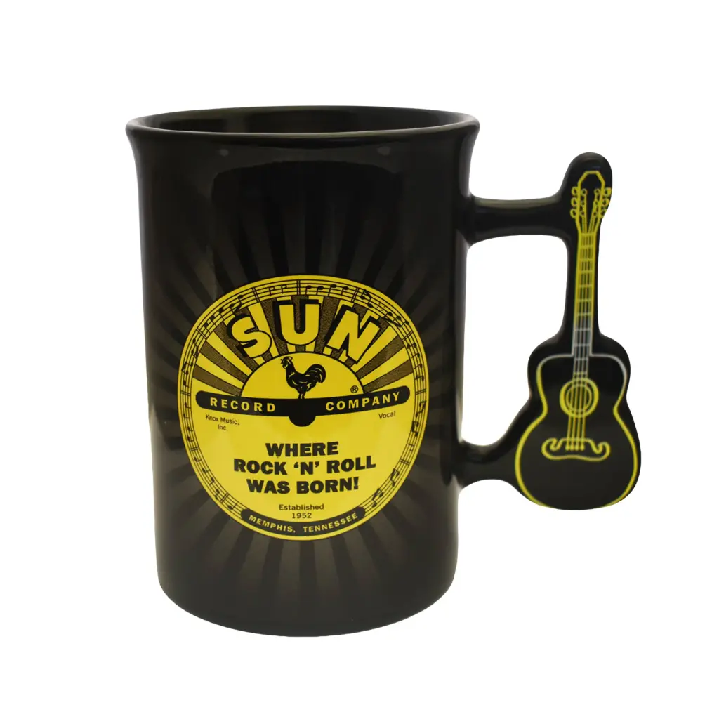 [SR6468] Sun Record Mug - Where Rock 'N' Roll Was Born - Guitar Handle
