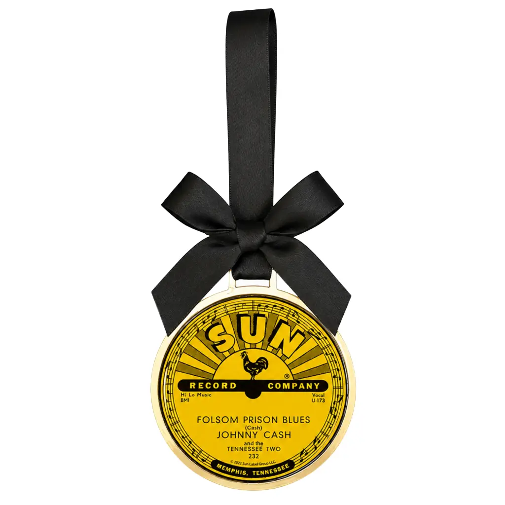 [SR6495] Sun Record Ornament - Johnny Cash Folsom Prison