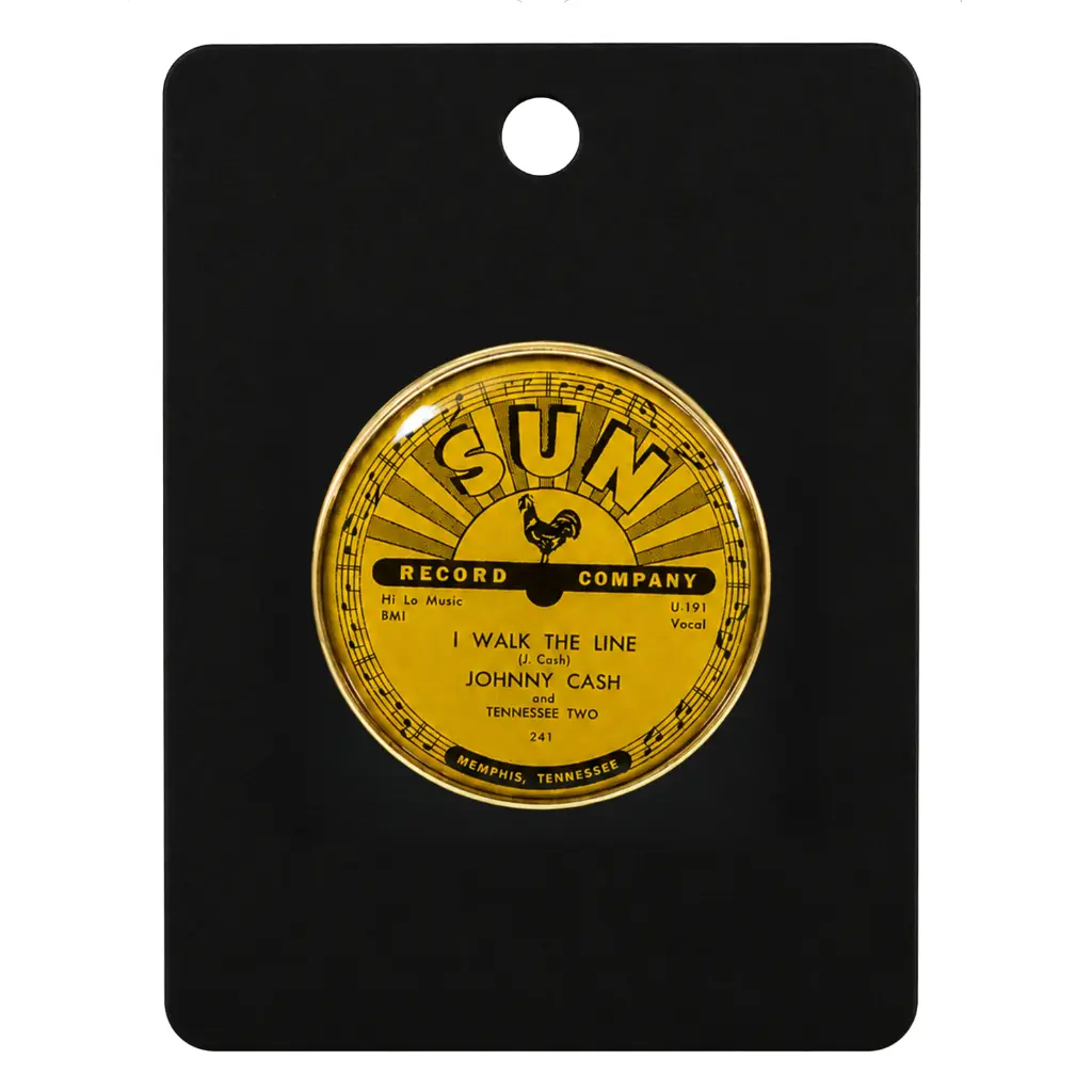 Sun Record Pin - Johnny Cash I Walk the Line