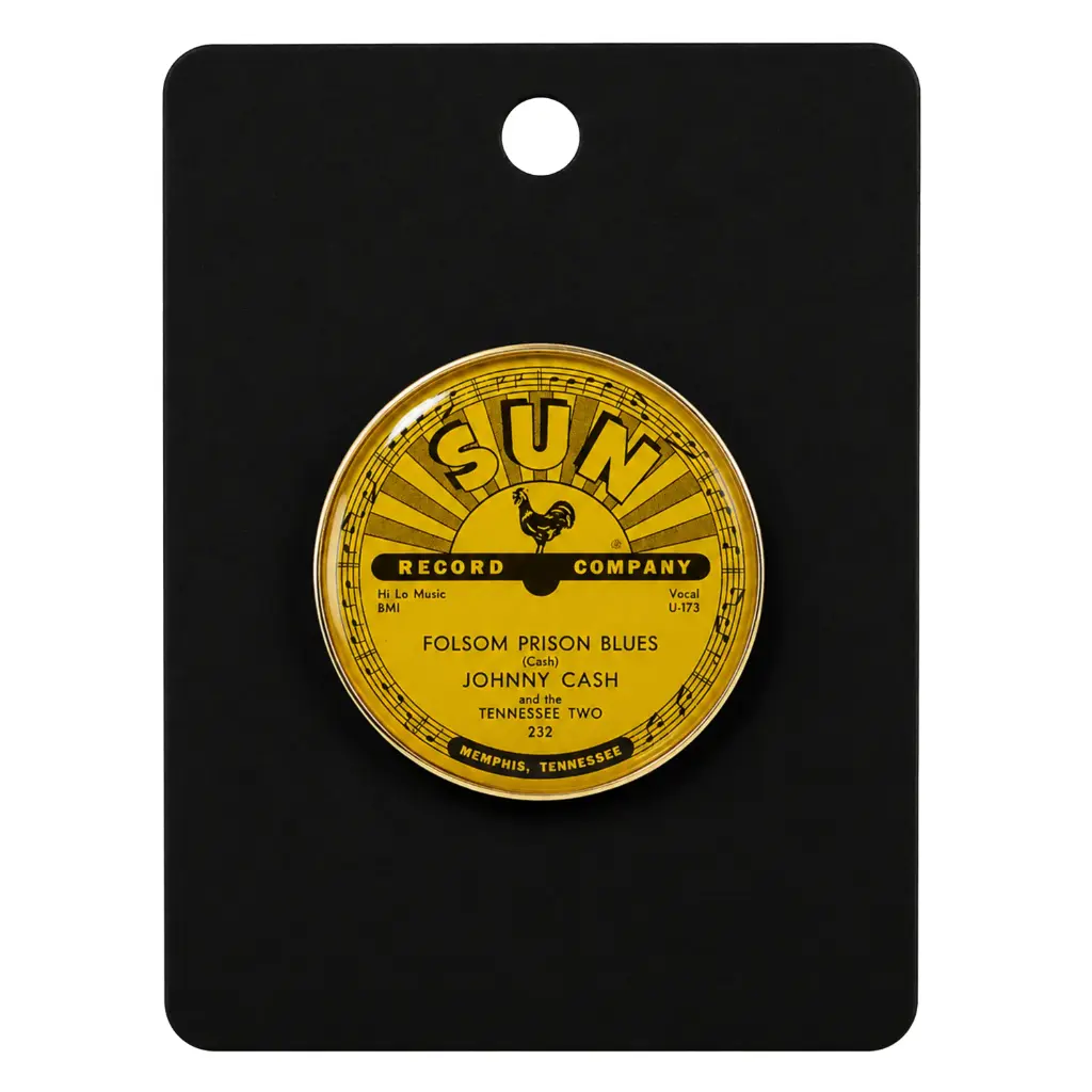 [SR6700] Sun Record Pin - Johnny Cash Folsom Prison
