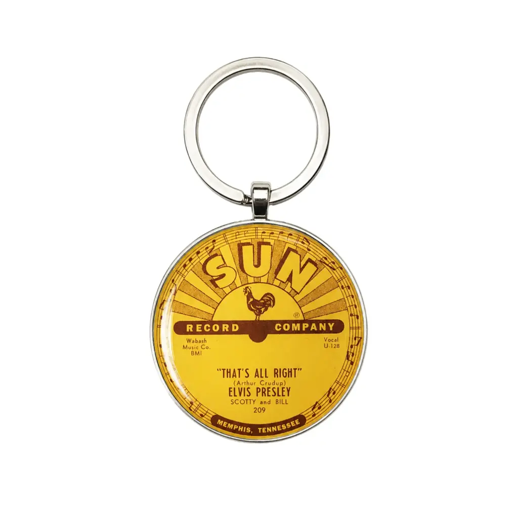 [SRE6476] Sun Record Keychain - Elvis That's All Right