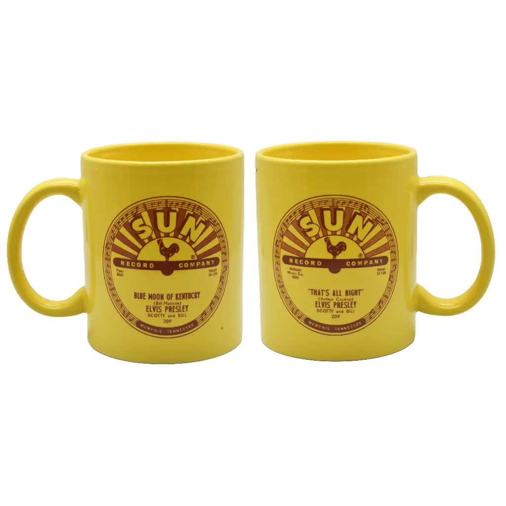 [SRE6541] Sun Record Mug - Elvis That's All Right/Blue Moon Of... Two Sided