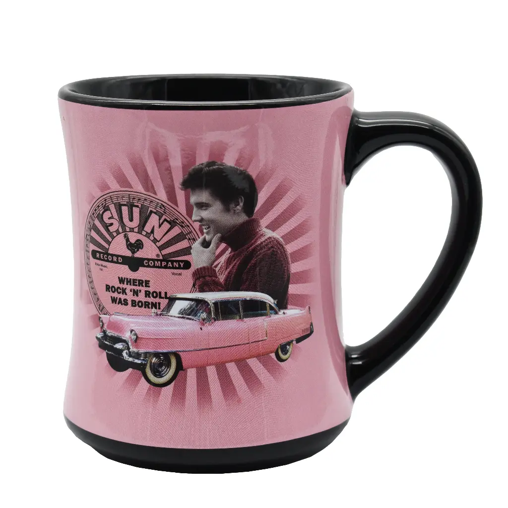[SRE6558] Sun Record Mug - Elvis Pink
