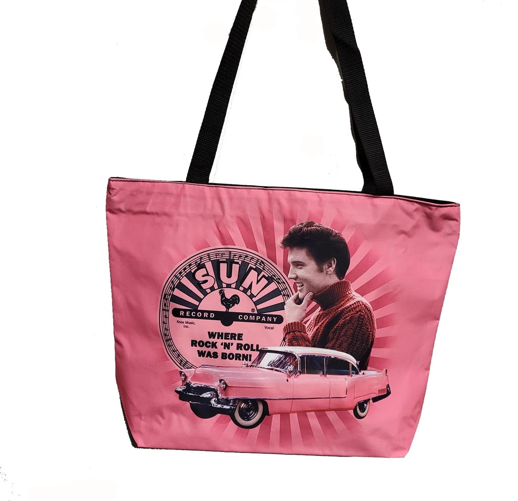 [SRE6562] Sun Record Tote Bag - Elvis Pink