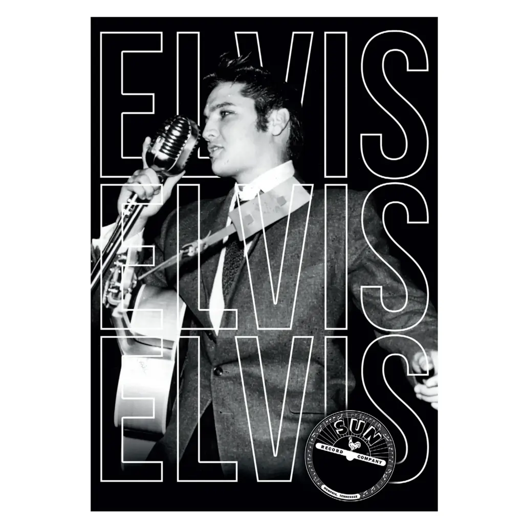 Sun Record Postcards - Elvis Live Port - Pack of 50