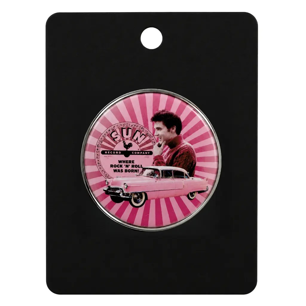 [SRE6704] Sun Record Pin - Elvis Pink