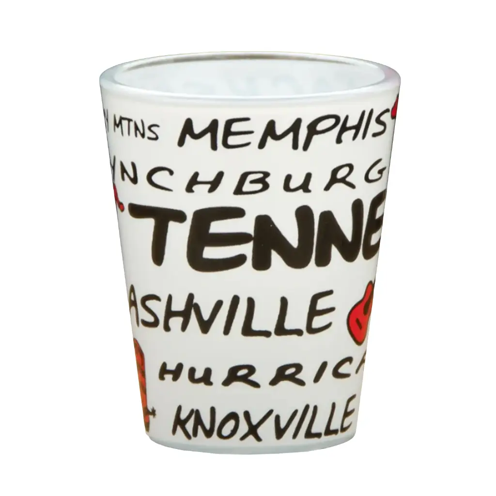 Tennessee Shot Glass - Cities